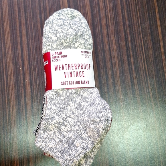 Women's Weatherproff Vintage Ankle BootSocks New. Sz 5 to 9.5 - Picture 3 of 4